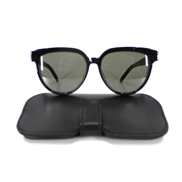 Saint Laurent Oversized Sunglasses SL M28 NEW Black YSL Logo Monogram Unisex - Picture 6 of 7